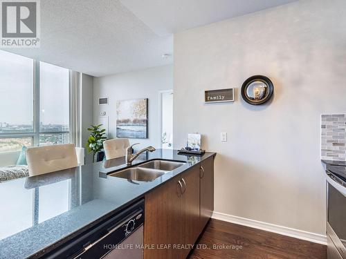 Lph02 - 2240 Lakeshore Boulevard W, Toronto, ON - Indoor Photo Showing Kitchen With Double Sink