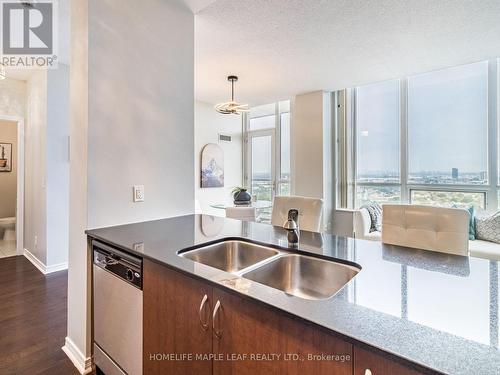 Lph02 - 2240 Lakeshore Boulevard W, Toronto, ON - Indoor Photo Showing Kitchen With Double Sink