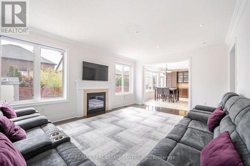 145 Losino Street, Caledon, ON - Indoor Photo Showing Living Room With Fireplace