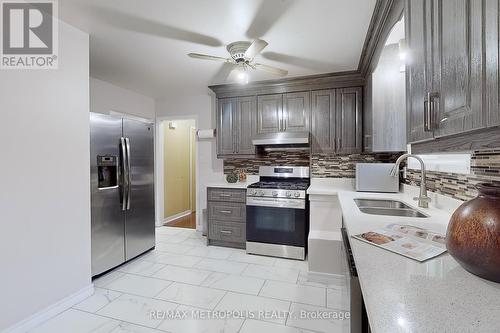 10 Gardentree Street, Toronto E10, ON - Indoor Photo Showing Kitchen With Double Sink