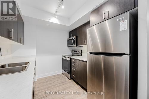 307 - 8 Trent Avenue, Toronto E02, ON - Indoor Photo Showing Kitchen With Stainless Steel Kitchen With Double Sink