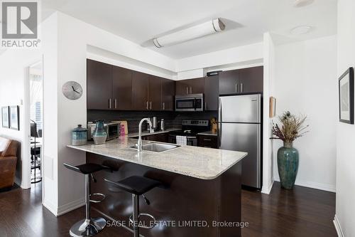 1903 - 25 Cole Street, Toronto C08, ON - Indoor Photo Showing Kitchen With Double Sink With Upgraded Kitchen