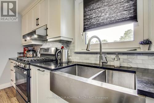 571 Geneva Street, St. Catharines, ON - Indoor Photo Showing Kitchen With Double Sink