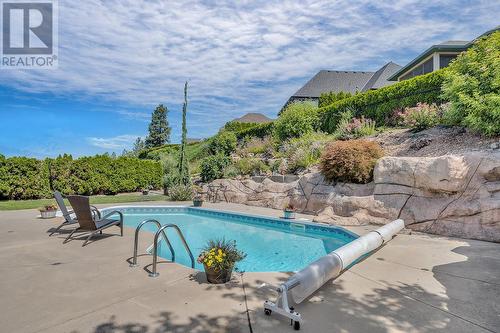 1003 Skeena Drive, Kelowna, BC - Outdoor With In Ground Pool With View