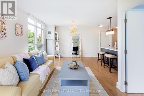 413 - 676 Sheppard Avenue E, Toronto C15, ON - Indoor Photo Showing Living Room With Fireplace