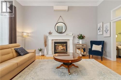 23 Oakhill Crt, Moncton, NB - Indoor Photo Showing Living Room With Fireplace