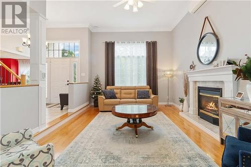 23 Oakhill Crt, Moncton, NB - Indoor Photo Showing Living Room With Fireplace