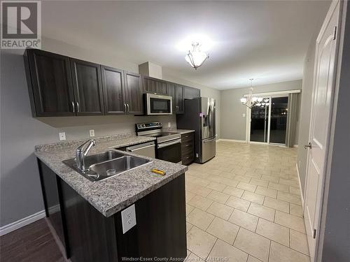 3237 Seville, Windsor, ON - Indoor Photo Showing Kitchen With Double Sink