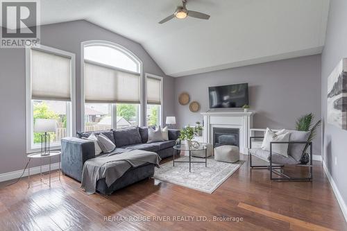 952 Avery Avenue, Peterborough, ON - Indoor Photo Showing Living Room With Fireplace