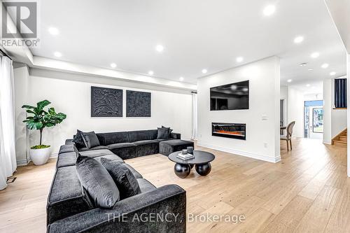 1404 Lawson Street, Innisfil (Alcona), ON - Indoor Photo Showing Living Room With Fireplace