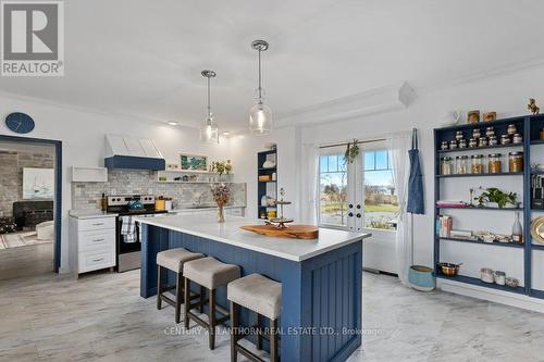 395 Massassauga Road, Prince Edward County (Ameliasburgh), ON - Indoor Photo Showing Kitchen With Upgraded Kitchen