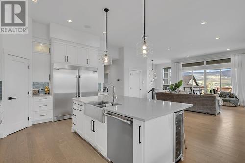 1678 Country Club Drive Unit# 1, Kelowna, BC - Indoor Photo Showing Kitchen With Stainless Steel Kitchen With Double Sink With Upgraded Kitchen