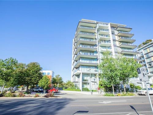 509-379 Tyee Rd, Victoria, BC - Outdoor With Balcony With Facade