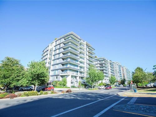 509-379 Tyee Rd, Victoria, BC - Outdoor With Balcony With Facade