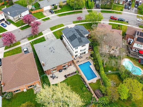 130 Saturn Rd, Toronto, ON - Outdoor With In Ground Pool With View