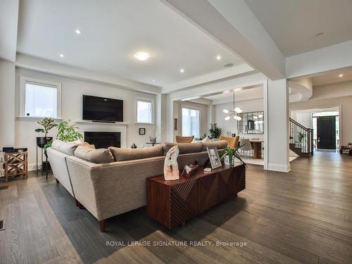 2302 Hyacinth Cres, Oakville, ON - Indoor Photo Showing Living Room With Fireplace