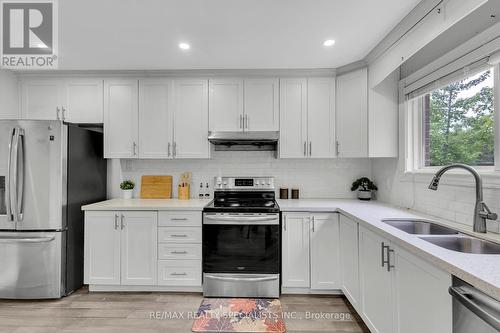 2382 Barcella Crescent, Mississauga, ON - Indoor Photo Showing Kitchen With Double Sink With Upgraded Kitchen