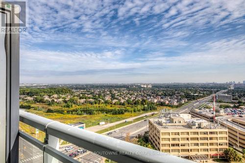 1312 - 2520 Eglinton Avenue W, Mississauga, ON - Outdoor With Balcony With View
