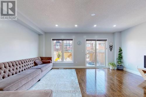 15 Masseyfield Street N, Brampton (Bram East), ON - Indoor Photo Showing Living Room With Fireplace