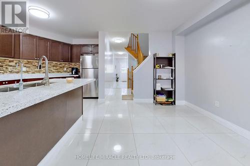 15 Masseyfield Street N, Brampton (Bram East), ON - Indoor Photo Showing Kitchen With Double Sink