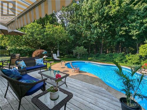 6123 Rivermill Crescent, Ottawa, ON - Outdoor With In Ground Pool With Deck Patio Veranda