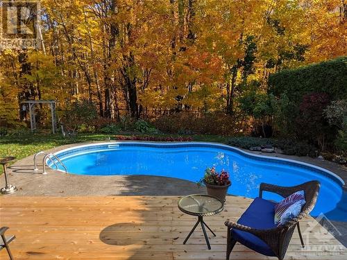 6123 Rivermill Crescent, Ottawa, ON - Outdoor With In Ground Pool With Deck Patio Veranda With Backyard
