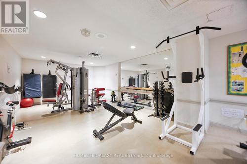 884 - 1 Greystone Walk Drive, Toronto (Kennedy Park), ON - Indoor Photo Showing Gym Room