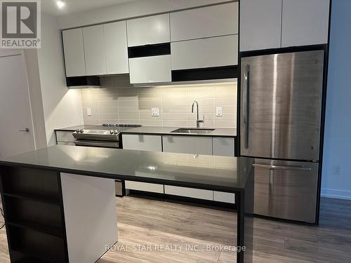 316 - 4065 Confederation Parkway, Mississauga, ON - Indoor Photo Showing Kitchen With Stainless Steel Kitchen With Upgraded Kitchen