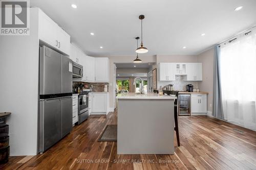 102 Poplar Avenue, Halton Hills (Acton), ON - Indoor Photo Showing Kitchen With Stainless Steel Kitchen With Upgraded Kitchen