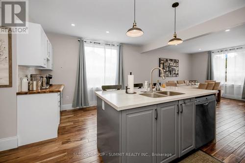 102 Poplar Avenue, Halton Hills (Acton), ON - Indoor Photo Showing Kitchen With Double Sink