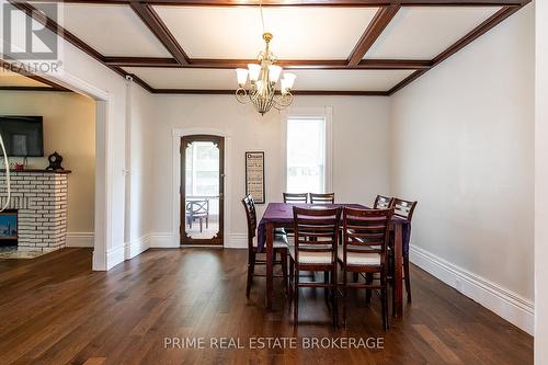 164 Charles Street, Dutton/Dunwich (Dutton), ON - Indoor Photo Showing Dining Room With Fireplace