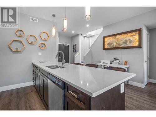 4215 Gellatly Road S Unit# 1310, West Kelowna, BC - Indoor Photo Showing Kitchen With Double Sink