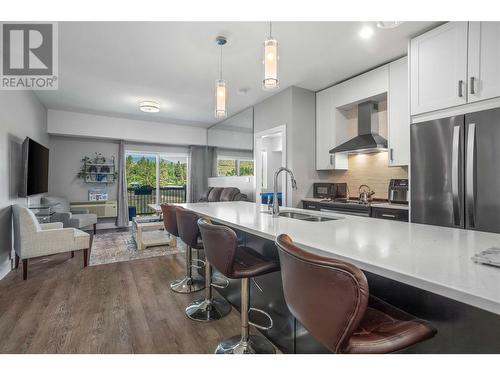 4215 Gellatly Road S Unit# 1310, West Kelowna, BC - Indoor Photo Showing Kitchen With Stainless Steel Kitchen With Double Sink With Upgraded Kitchen