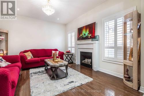 3 Abbotsbury Drive, Brampton (Credit Valley), ON - Indoor Photo Showing Living Room With Fireplace