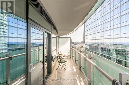 3309 - 14 York Street, Toronto, ON - Outdoor With Balcony With Exterior