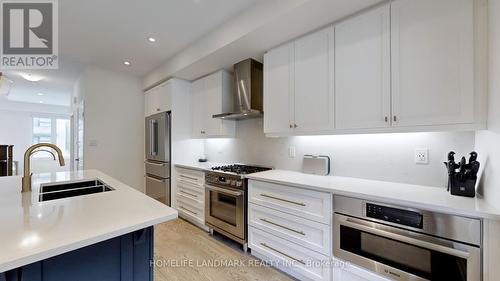 26 Hollyhock Court, Toronto, ON - Indoor Photo Showing Kitchen With Double Sink With Upgraded Kitchen