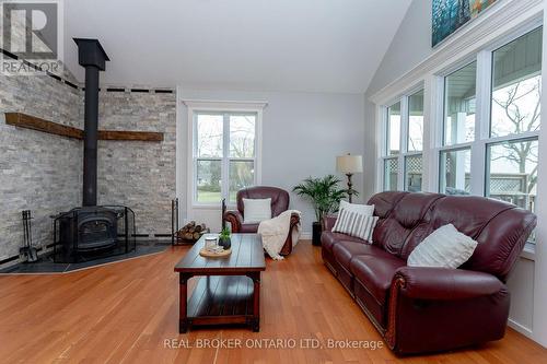 Living Room - 34684 Lieury Road, North Middlesex (Parkhill), ON - Indoor Photo Showing Living Room With Fireplace