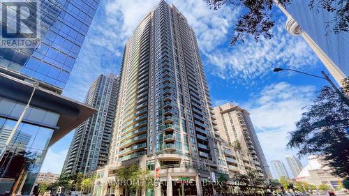 2708 - 30 Grand Trunk Crescent, Toronto, ON - Outdoor With Balcony With Facade