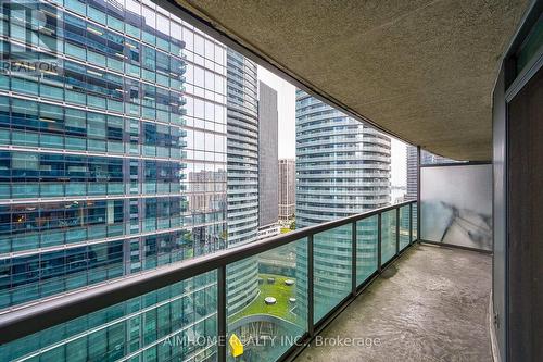 2708 - 30 Grand Trunk Crescent, Toronto, ON - Outdoor With Balcony