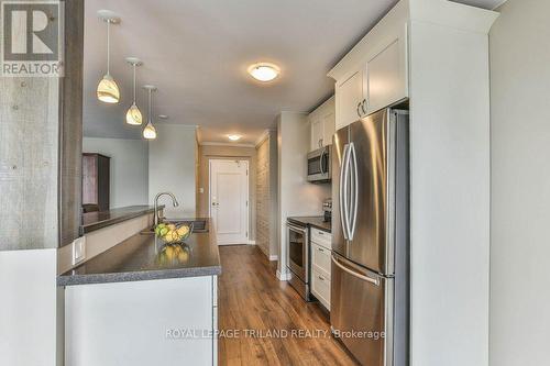 1001 - 570 Proudfoot Lane, London, ON - Indoor Photo Showing Kitchen