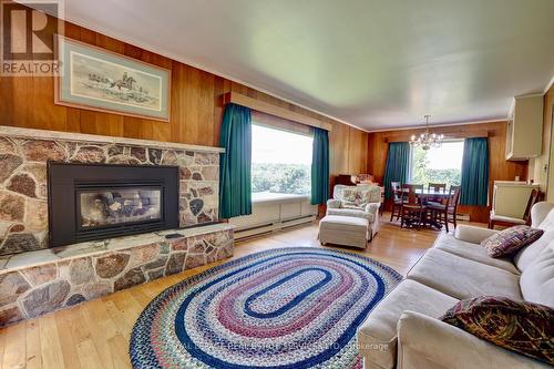 2022 Valens Road N, Hamilton, ON - Indoor Photo Showing Living Room With Fireplace