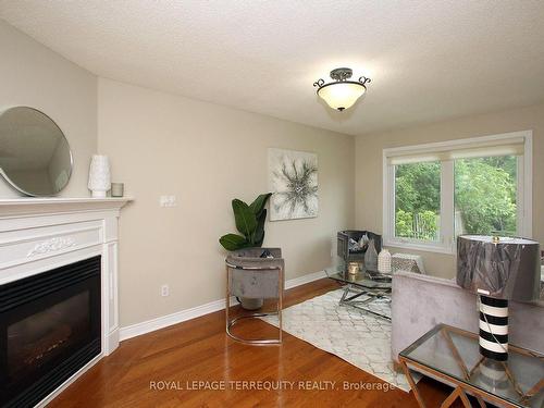 41 Tipton Cres, Ajax, ON - Indoor Photo Showing Living Room With Fireplace