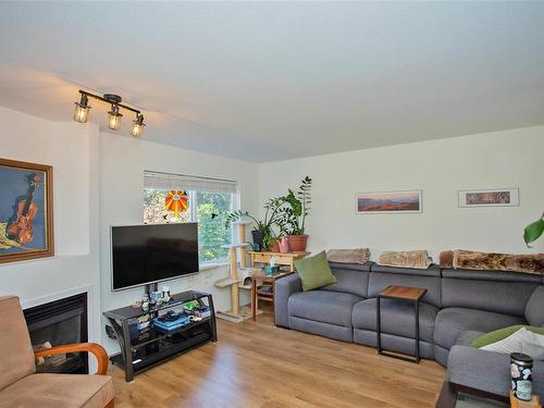 406 Murray St, Nanaimo, BC - Indoor Photo Showing Living Room With Fireplace