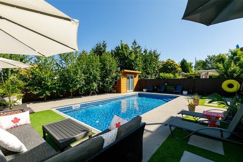 524 South Crest Drive, Kelowna, BC - Outdoor With In Ground Pool With Backyard