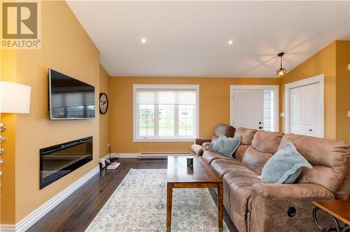 306 Glengrove, Moncton, NB - Indoor Photo Showing Living Room With Fireplace