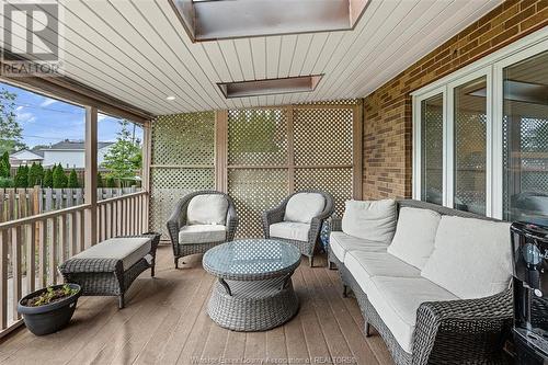 3169 Clemenceau Boulevard, Windsor, ON - Outdoor With Deck Patio Veranda With Exterior