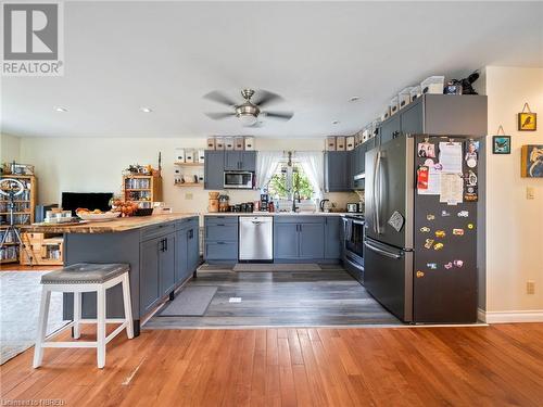 55 Marie Street, South River, ON - Indoor Photo Showing Kitchen