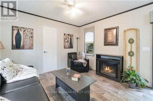 253 - 8845 Lundy'S Lane, Niagara Falls, ON - Indoor Photo Showing Living Room With Fireplace