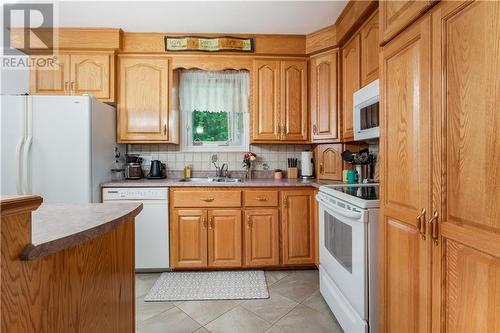 45 Yvon Street, Saint-Antoine, NB - Indoor Photo Showing Kitchen With Double Sink