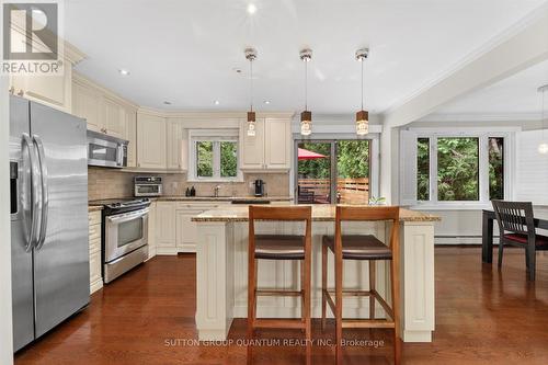 159 Princess Anne Crescent, Toronto (Princess-Rosethorn), ON - Indoor Photo Showing Living Room With Fireplace